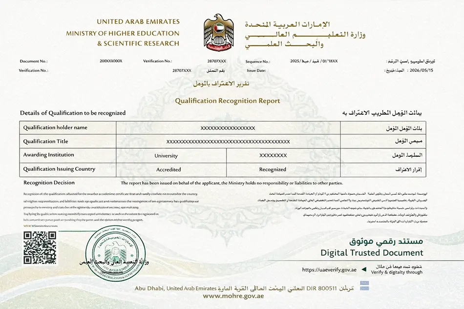 Degree attestation uae